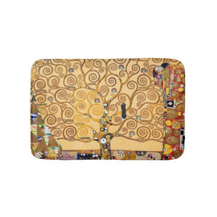 Levensboom van Gustav Klimt Badmat