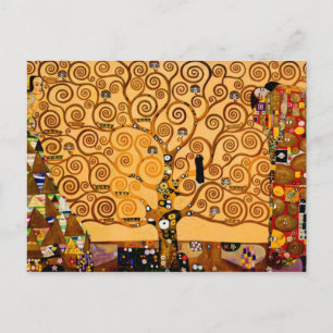 Levensboom van Gustav Klimt Fine Art Briefkaart