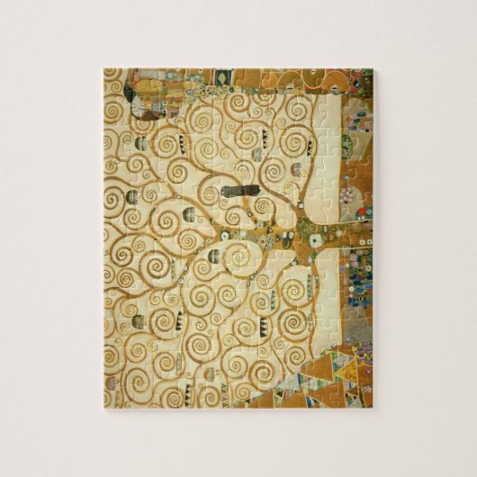 Levensboom van Gustav Klimt Legpuzzel (Verticaal)