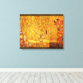 Levensboom van Gustav Klimt Nouveau Canvas Afdruk (Insitu (Houten vloer))