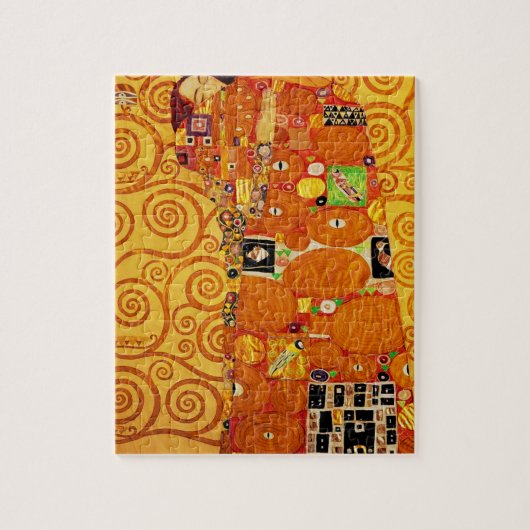 Levensboom van Gustav Klimt Nouveau Legpuzzel (Verticaal)