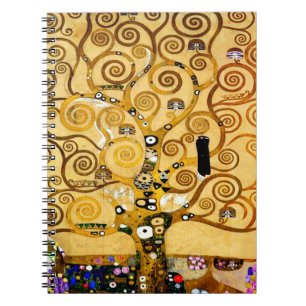 Levensboom van Gustav Klimt Nouveau Notitieboek