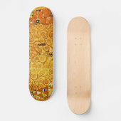 Levensboom van Gustav Klimt Nouveau Skateboard (Voorkant)
