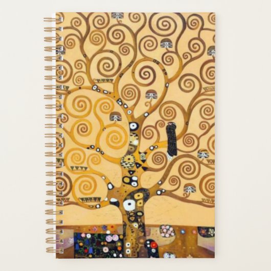 Levensboom van Gustav Klimt Planner (Voorkant)