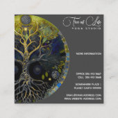 Levensboom Vierkante Visitekaartje (Achterkant)