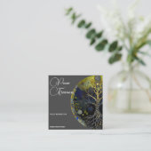 Levensboom Vierkante Visitekaartje (Staand voorkant)