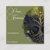 Levensboom Vierkante Visitekaartje (Voorkant)