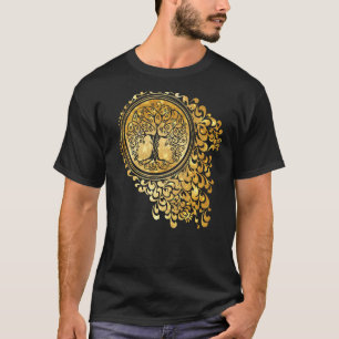 Levensboom Viking Midgard Thor Walhalla Noords w T-shirt