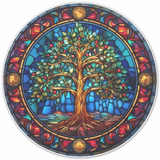 Levensboom Vinyl Sticker (Voorkant)