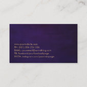 Levensboom - Vrouw Silhouet Visitekaartje (Achterkant)