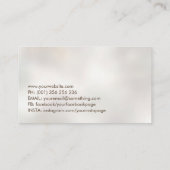 Levensboom - Vrouw Silhouet Visitekaartje (Achterkant)