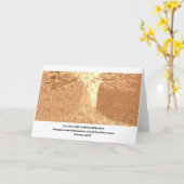 Levensboom-Wenskaart Kaart (Gele Bloem)