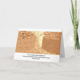 Levensboom-Wenskaart Kaart