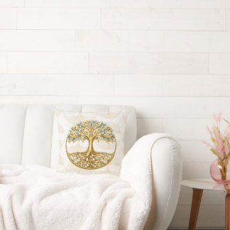 Levensboom werp decoratieve kussen