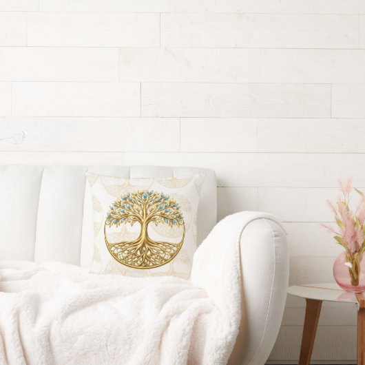 Levensboom werp decoratieve kussen (Bank)