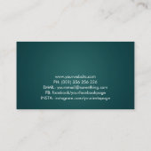 Levensboom - Witte Waterverf Visitekaartje (Achterkant)