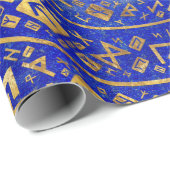 Levensboom - Yggdrasil - Lapis Lazuli Cadeaupapier (Rol Hoek)