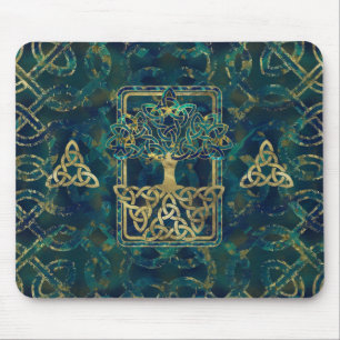 Levensboom - Yggdrasil met Triquetra-symbolen Muismat