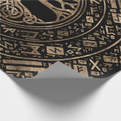Levensboom - Yggdrasil Runic Pattern Cadeaupapier (Hoek)