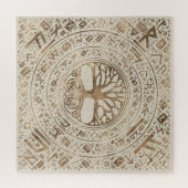 Levensboom - Yggdrasil Runic Pattern Legpuzzel (Horizontaal)