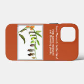 Levenscyclus van gewone vlindervliezen Case-Mate iPhone case (Achterkant (horizontaal))