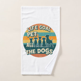Levensdoel Aai Alle Honden Kopie Handdoek