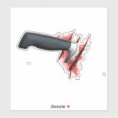 Levensduur, afbeelding, bloedSticker Sticker (Vel)