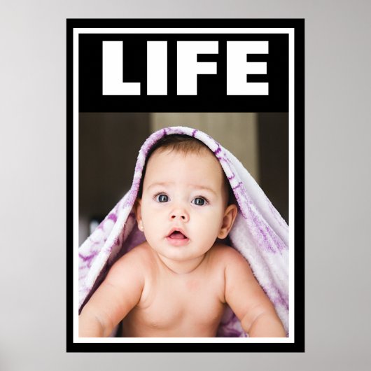 LEVENSDUUR BABY BLANKET BABY LIFE POSTER (Voorkant)