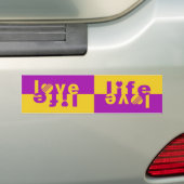 LEVENSDUUR bumpersticker (Op auto)