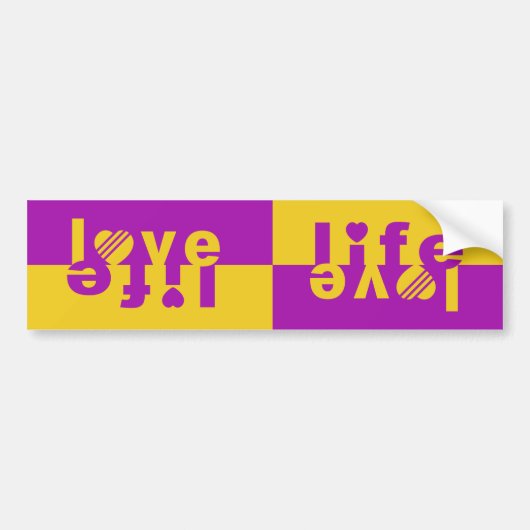 LEVENSDUUR bumpersticker (Voorkant)