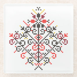 LEVENSDUUR GLAZEN ONDERZETTER