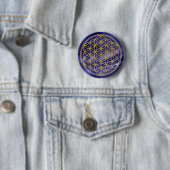 LEVENSDUUR | goud, klein Ronde Button 5,7 Cm (In situ)