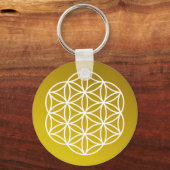 Levensduur goud sleutelhanger (Voorkant)