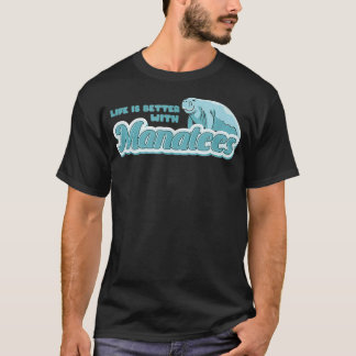 Levensduur met Natuur van wilde dieren in het Zee T-shirt