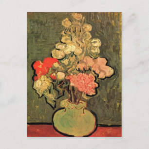 Levensduur met Roos Mallows van Gogh 1890 Briefkaart