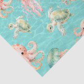 Levensduur onderwater Zee Tissuepapier (Detail)