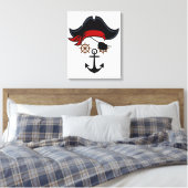 LEVENSDUUR PIRAAT CANVAS AFDRUK (Insitu (Slaapkamer))