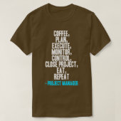 Levensduur projectmanager t-shirt (Design voorkant)