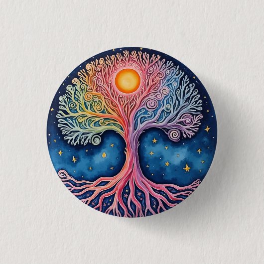 LEVENSDUUR RONDE BUTTON 3,2 CM (Voorkant)