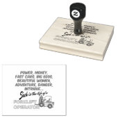 Levensduur van een vorkhefbedrijf rubberstempel (Gestempeld)