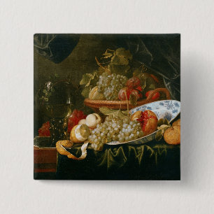 Levensduur van fruit vierkante button 5,1 cm