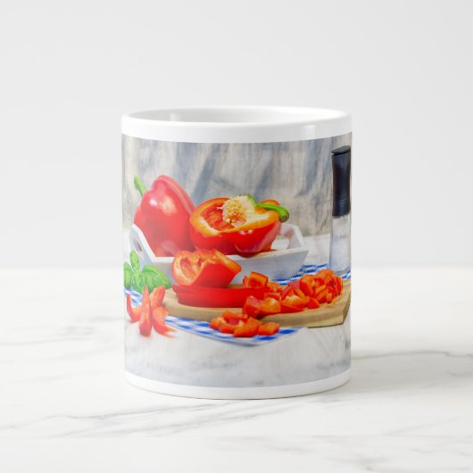 Levensduur van paprika extra grote beker (Voorkant)