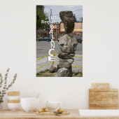 Levensduur vereist evenwicht poster (Keuken)