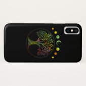 Levensfase van de maan Case-Mate iPhone case (Achterkant (horizontaal))