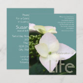 Levensfeest met Inspirerend Quote 1 Kaart (Voorkant / Achterkant)