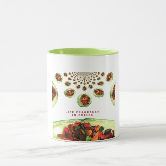 Levensgeurstof in kleurpotpourri mok (Midden)