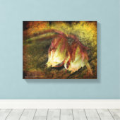 Levensgevaar Canvas Afdruk (Insitu (Houten vloer))