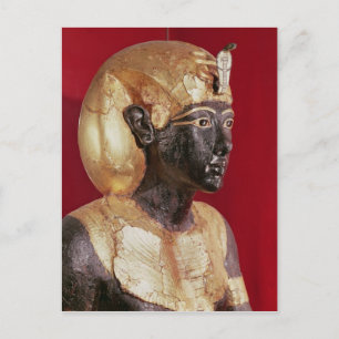 Levensgroottebeeld van Tutankhamun Briefkaart