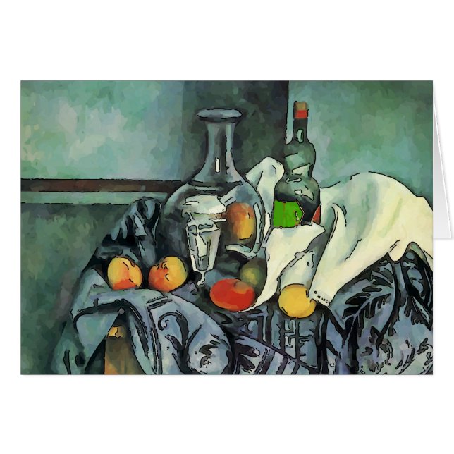 Levenslang Bowl van fruit en wijn (Voorkant Horizontaal)