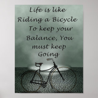 Levenslang Inspirerend motivatie citaat Poster